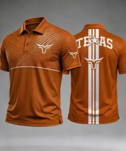 Texas Football Merch Texas Game Day Football Polo Shirt Gift For Husband