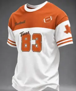 Texas Football Merch Texas Game Day Football T-Shirt Gift For Son