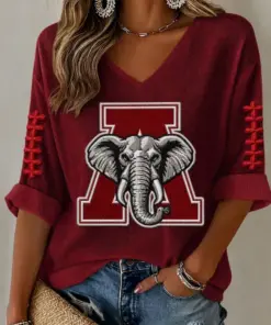 Tide Football Merch Football V-Neck Raglan Shirt Best Game Day Gifts For Wife