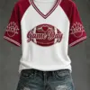 Tide Football Merch Game Day V-Neck T-Shirt Sport Football Gifts For Sister