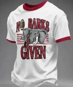 Tide Football Merch No Barks Given T-Shirt Football Gifts For Him