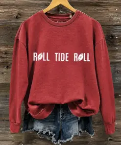 Tide Football Merch Roll The Roll Sweatshirt Football Game Day Gifts