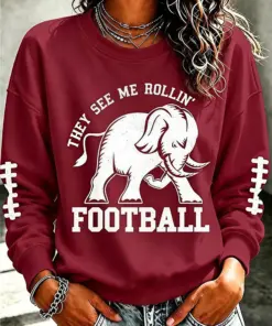 Tide Football Merch Roll Tide Football Sweatshirt Sport Apparel