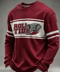 Tide Football Merch Roll Tide Game Day Long Sleeve Shirt Sports Fan Gifts