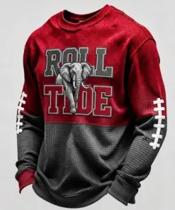 Tide Football Merch Roll Tide Game Day Long Sleeve Shirt Sports Gifts For Friend